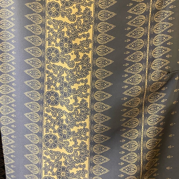 Blue/white paisley print sundress. - Picture 3 of 5